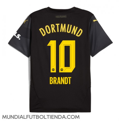 Camiseta Borussia Dortmund Julian Brandt #10 Segunda Equipación Replica 2024-25 mangas cortas